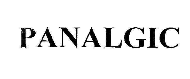 Mẫu nhãn hiệu PANALGIC
