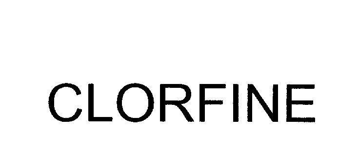Mẫu nhãn hiệu CLORFINE