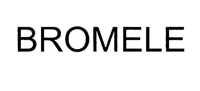 Mẫu nhãn hiệu BROMELE