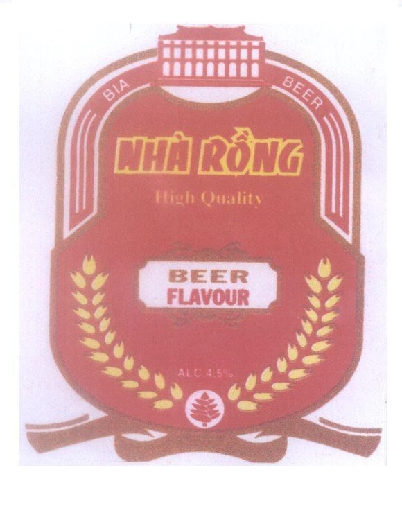 Mẫu nhãn hiệu Nhà Rồng BEER FLAVOUR High Quality