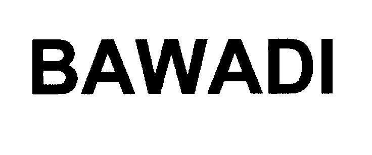 Mẫu nhãn hiệu BAWADI