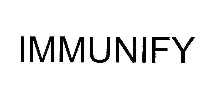 Mẫu nhãn hiệu IMMUNIFY