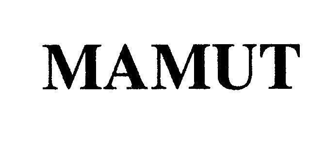 Mẫu nhãn hiệu MAMUT