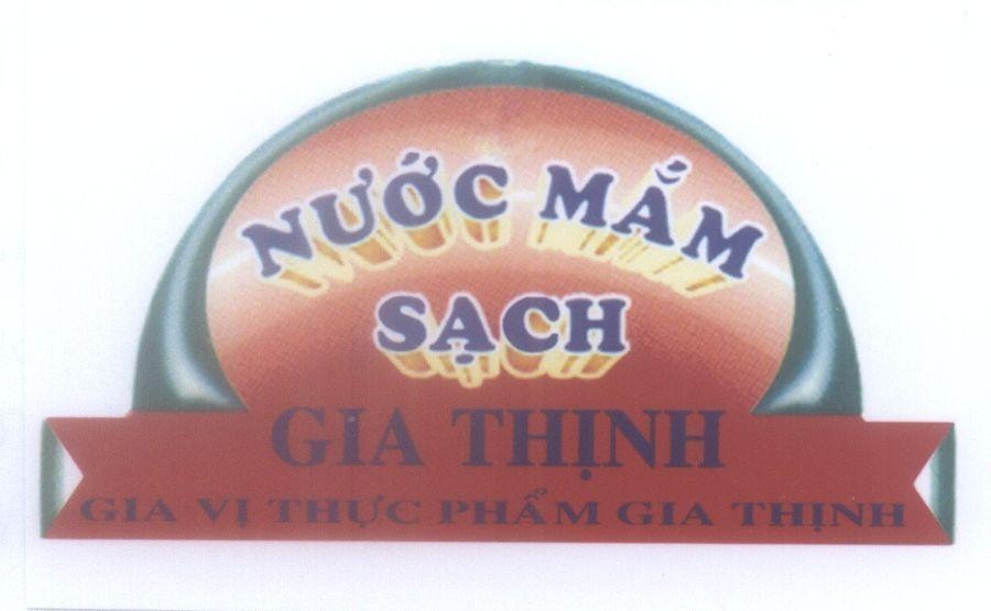 Mẫu nhãn hiệu Gia Thịnh Nước mắm sạch Gia vị thực phẩm Gia Thịnh