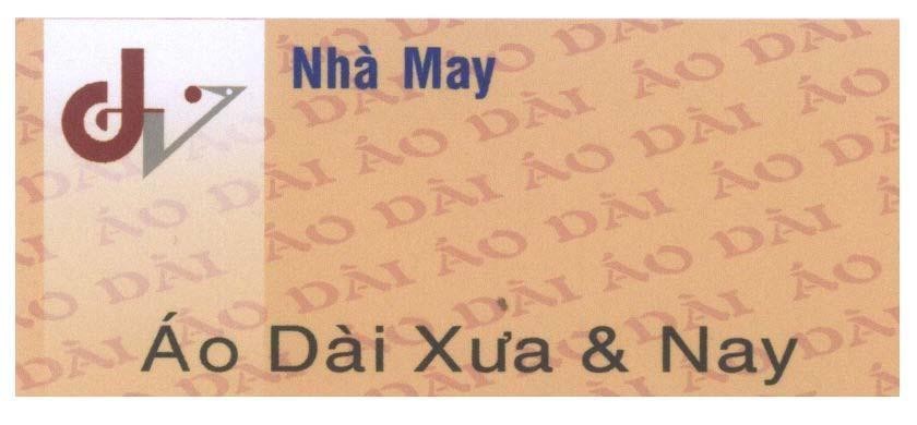 Mẫu nhãn hiệu DV Nhà May áo Dài Xưa & Nay