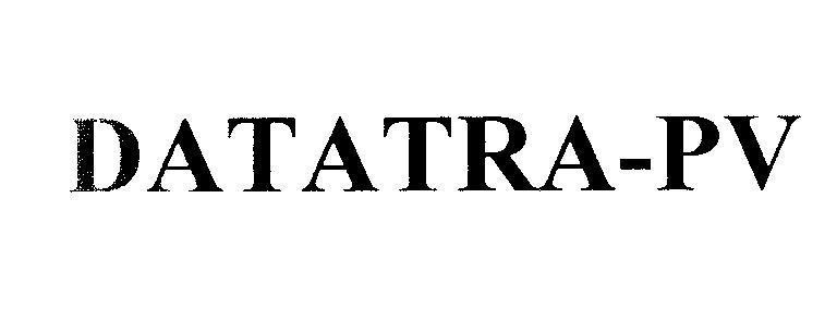 Mẫu nhãn hiệu DATATRA-PV