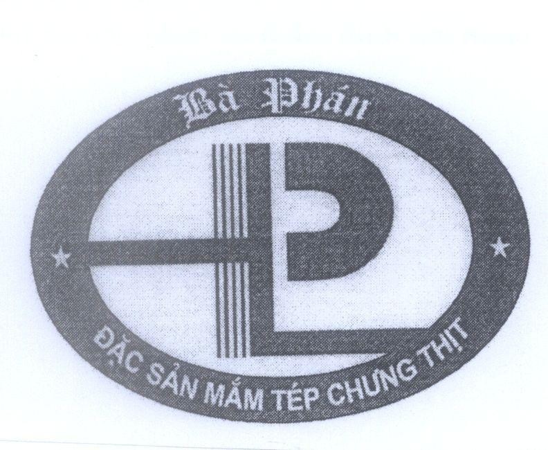 Mẫu nhãn hiệu H L P Bà Phán Đặc Sản Mắm Tép Chưng Thịt