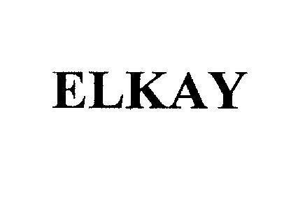 Mẫu nhãn hiệu ELKAY