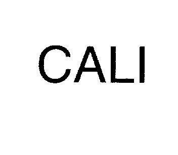 Mẫu nhãn hiệu CALI