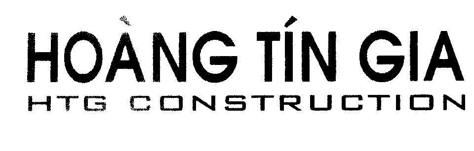 Mẫu nhãn hiệu Hoàng Tín Gia HTG CONSTRUCTION