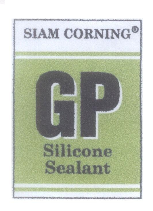 Mẫu nhãn hiệu GP SILICONE SEALANT SIAM CORNING