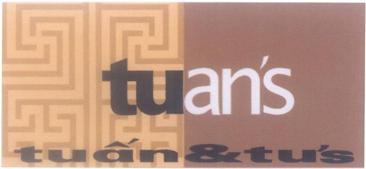 Mẫu nhãn hiệu tuan's tuấn & tu's
