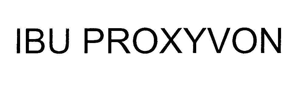 Mẫu nhãn hiệu IBU PROXYVON