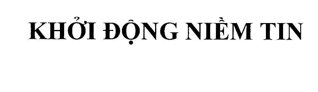 Mẫu nhãn hiệu Khởi Động Niềm Tin