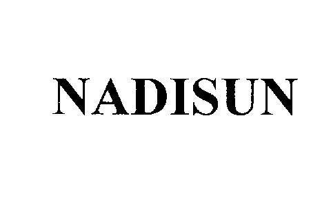 Mẫu nhãn hiệu NADISUN