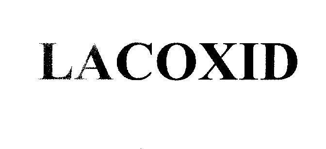 Mẫu nhãn hiệu LACOXID