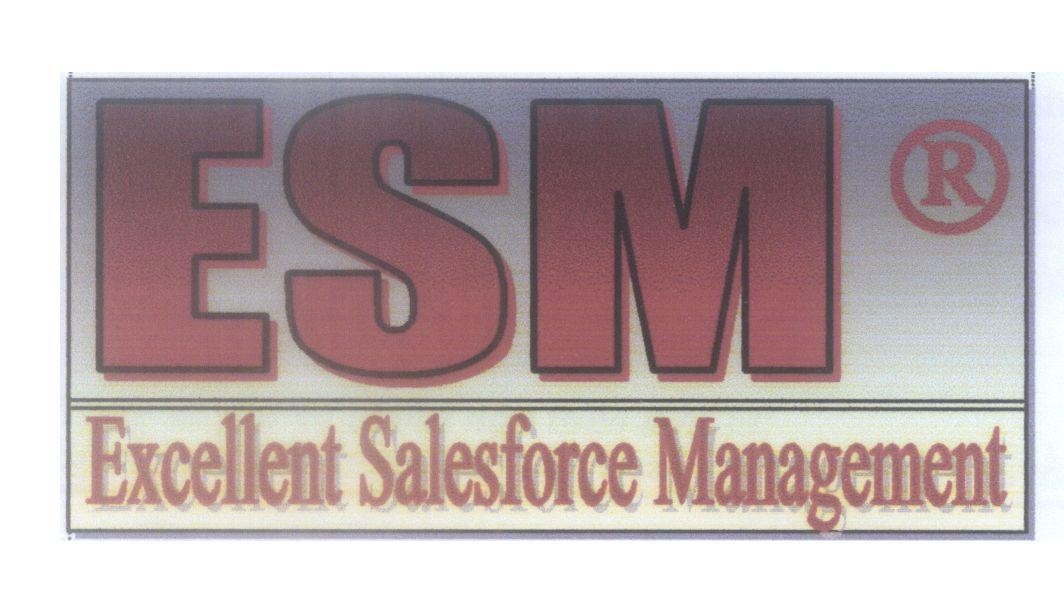 Mẫu nhãn hiệu ESM Excellent Salesforce Management