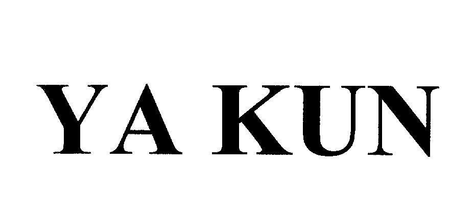 Mẫu nhãn hiệu YA KUN