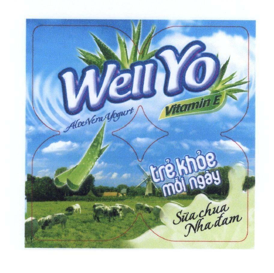 Mẫu nhãn hiệu KINH DO Well Yo Aloe Vera Yogurt Vitamin E Sữa chua Nha đam Trẻ khoẻ mỗi ngày