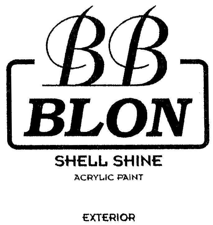 Mẫu nhãn hiệu BB BLON SHELL SHINE ACRYLIC PAINT EXTERIOR