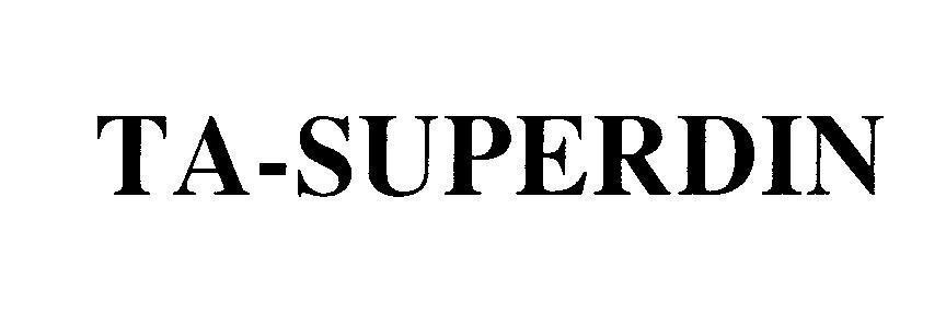 Mẫu nhãn hiệu TA-SUPERDIN