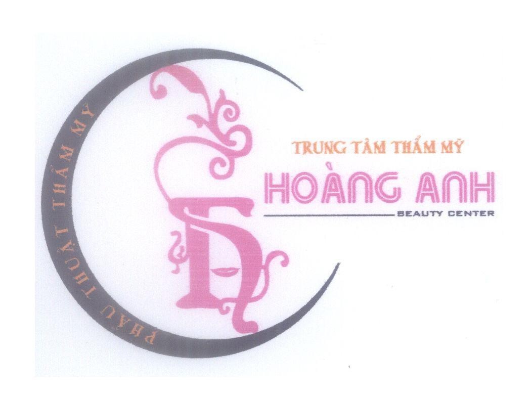 Mẫu nhãn hiệu Trung Tâm Thẩm Mỹ Hoàng Anh BEAUTY CENTER Phẫu Thuật Thẩm Mỹ hA