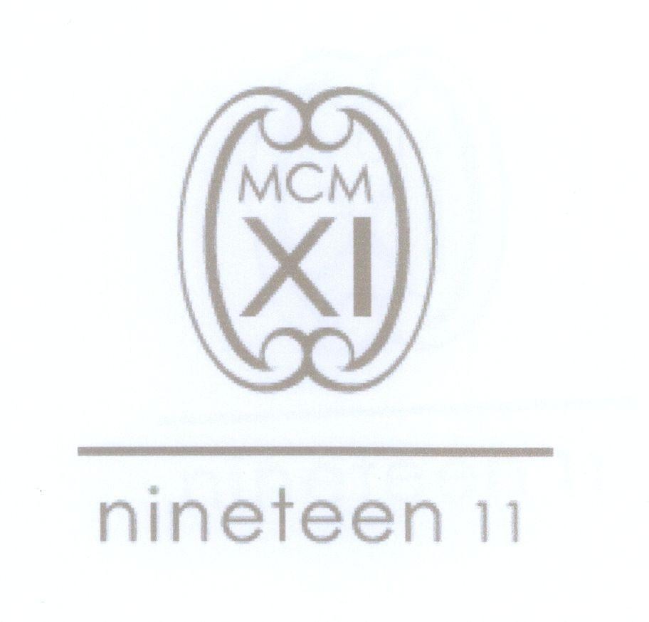Mẫu nhãn hiệu MCM XI nineteen 11