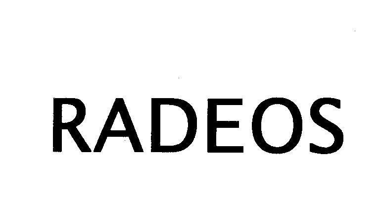 Mẫu nhãn hiệu RADEOS