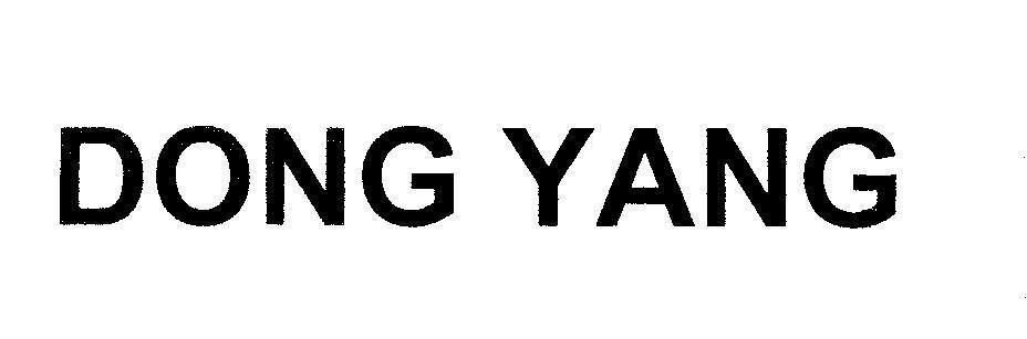 Mẫu nhãn hiệu DONG YANG