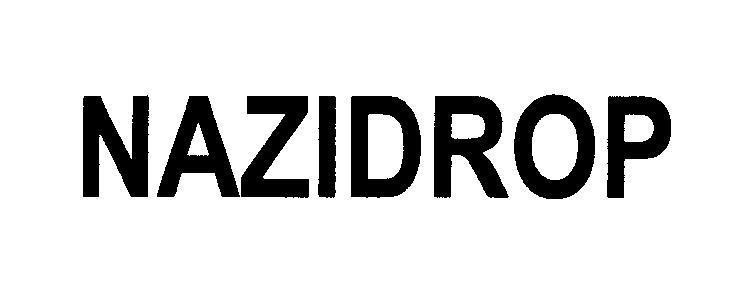 Mẫu nhãn hiệu NAZIDROP