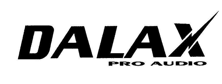 Mẫu nhãn hiệu DALAX PRO AUDIO