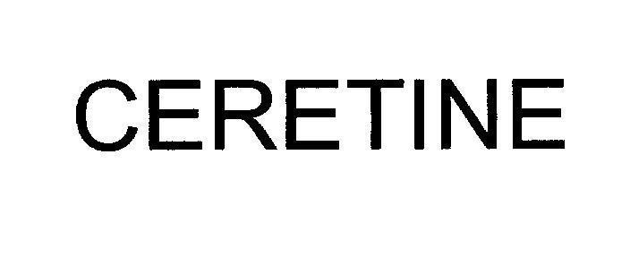 Mẫu nhãn hiệu CERETINE