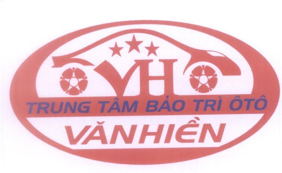 Mẫu nhãn hiệu VH Trung tâm bảo trì ô tô Văn Hiền