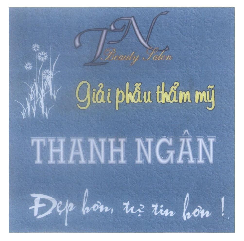 Mẫu nhãn hiệu T N TN Beauty Salon giải phẫu thẩm mỹ THANH NGÂN Đẹp hơn, tự tin hơn !