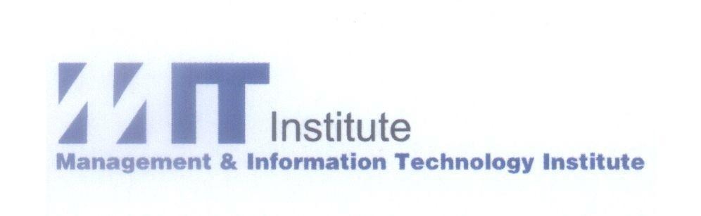 Mẫu nhãn hiệu M MIT Institute Management & Information Technology Institute