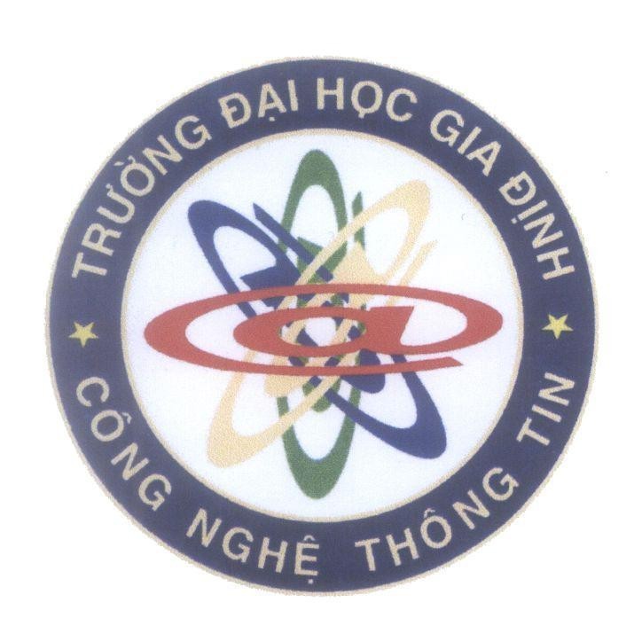 Mẫu nhãn hiệu Trường Đại Học Gia Định Công Nghệ Thông Tin @