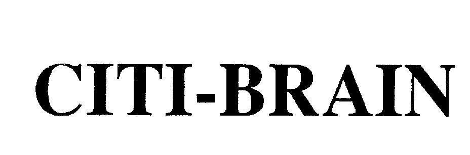 Mẫu nhãn hiệu CITI-BRAIN