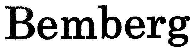 Mẫu nhãn hiệu Bemberg