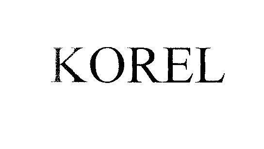 Mẫu nhãn hiệu KOREL