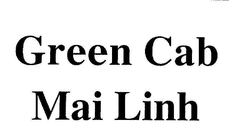 Mẫu nhãn hiệu Green Cab Mai Linh
