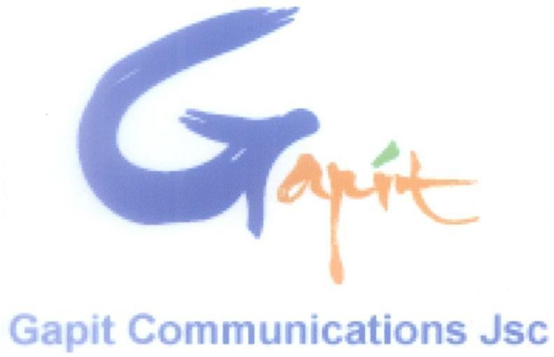 Mẫu nhãn hiệu Gapít Gapit Communications Jsc