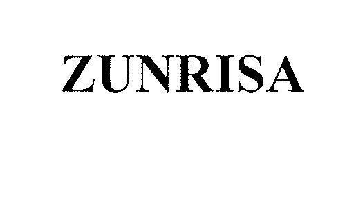 Mẫu nhãn hiệu ZUNRISA