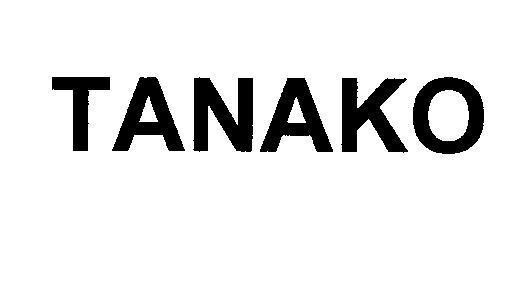 Mẫu nhãn hiệu TANAKO