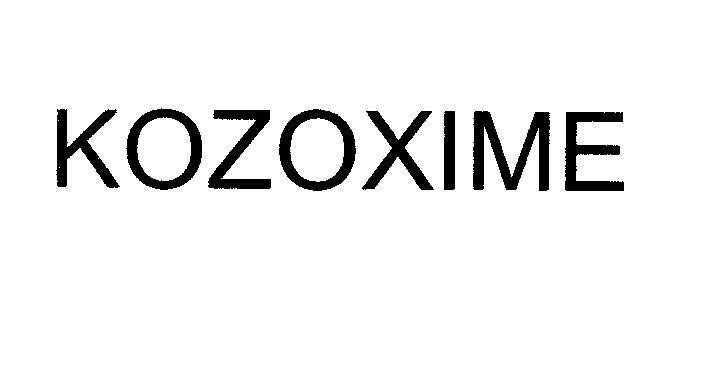 Mẫu nhãn hiệu KOZOXIME