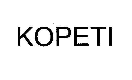 Mẫu nhãn hiệu KOPETI