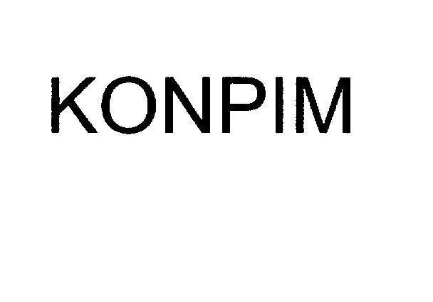 Mẫu nhãn hiệu KONPIM