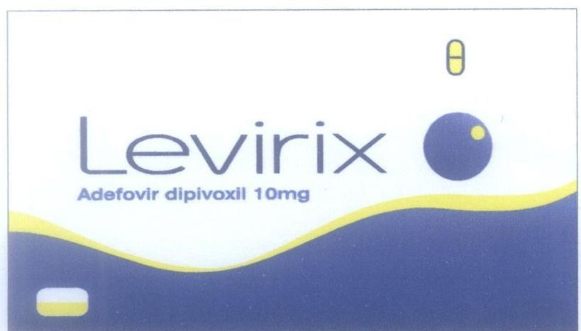 Mẫu nhãn hiệu Levirix Adfovir dipivoxil 10mg