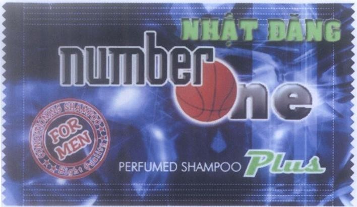Mẫu nhãn hiệu Nhật Đăng number one pefumed shampoo plus for men