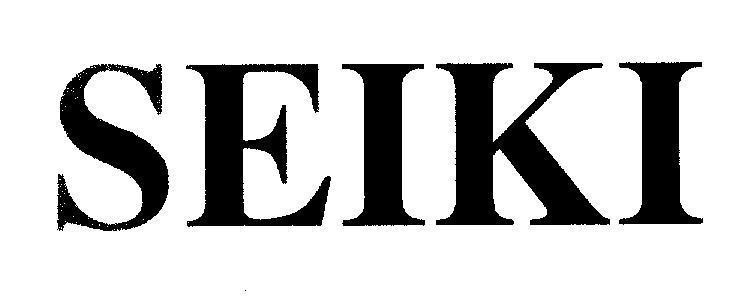 Mẫu nhãn hiệu SEIKI