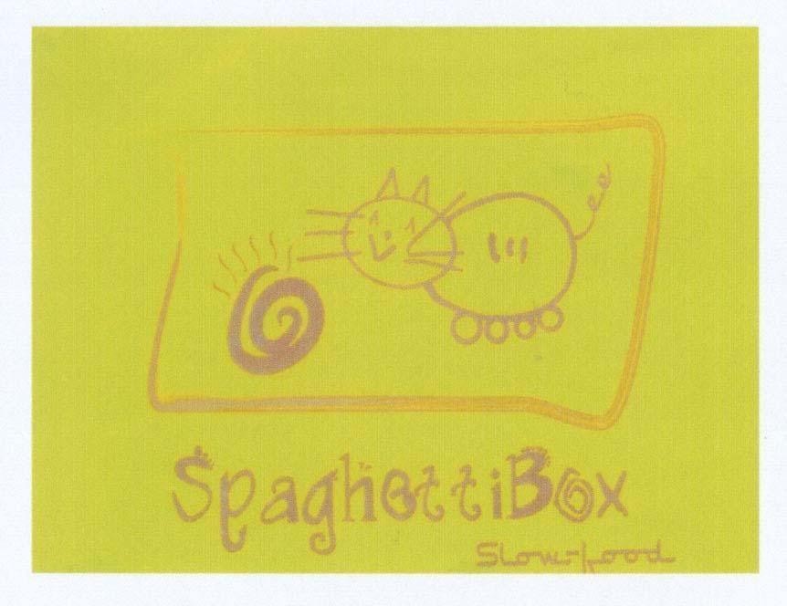 Mẫu nhãn hiệu Spaghettibox Slow-food